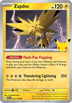 Zapdos – 055/128 – Common