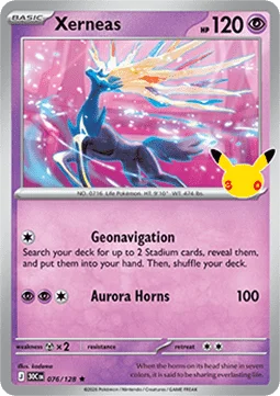 Xerneas – 076/128 – Rare