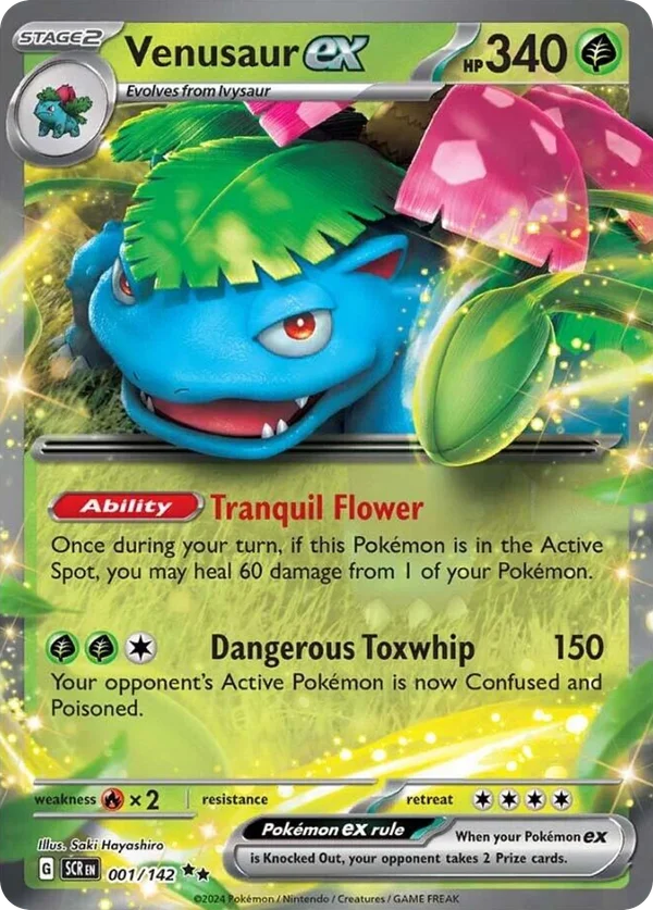 Venusaur ex – 001/142 – Double Rare