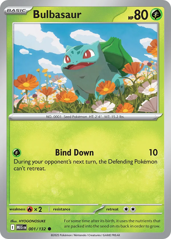 Bulbasaur – 001/132 – Common – Normal
