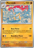 Marowak – 105/165 – Rare – Holo Foil