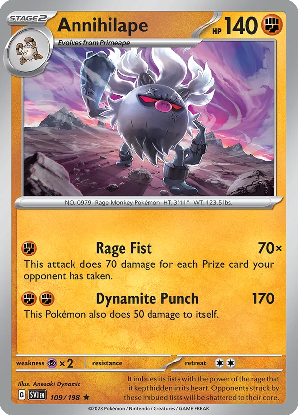 Annihilape – 109/198 – Rare – Holo Foil