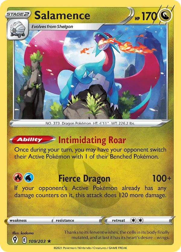 Salamence – 109/203 – Rare Holo – Holo Foil