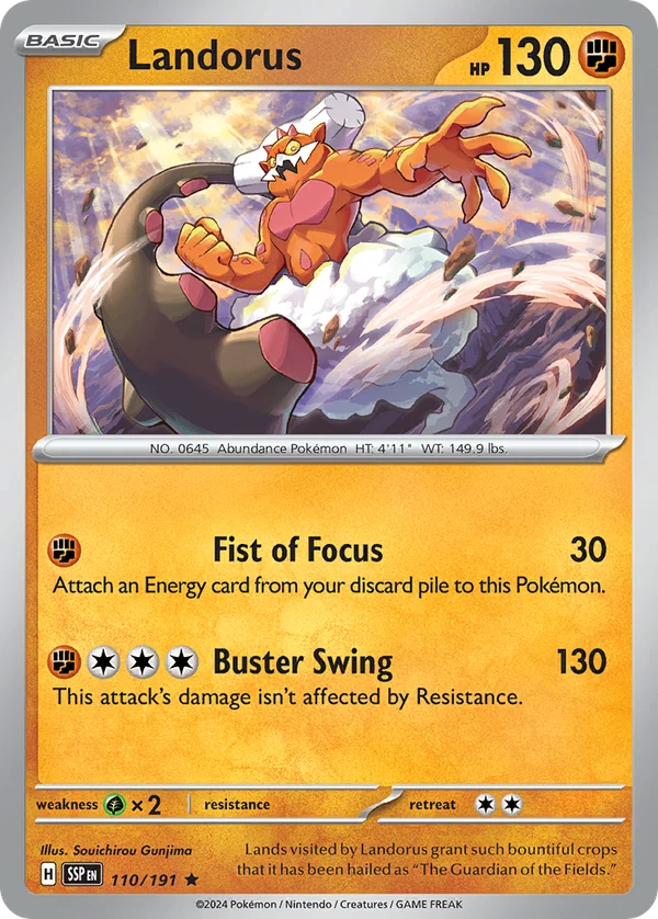 Landorus – 110/191 – Rare – Holo Foil