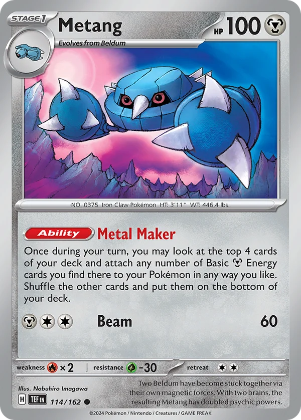Metang – 114/162 – Common – Holo Foil