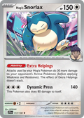 Hop's Snorlax – 117/159 – Rare – Holo Foil