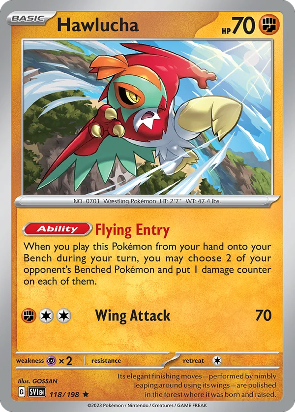 Hawlucha – 118/198 – Rare – Holo Foil