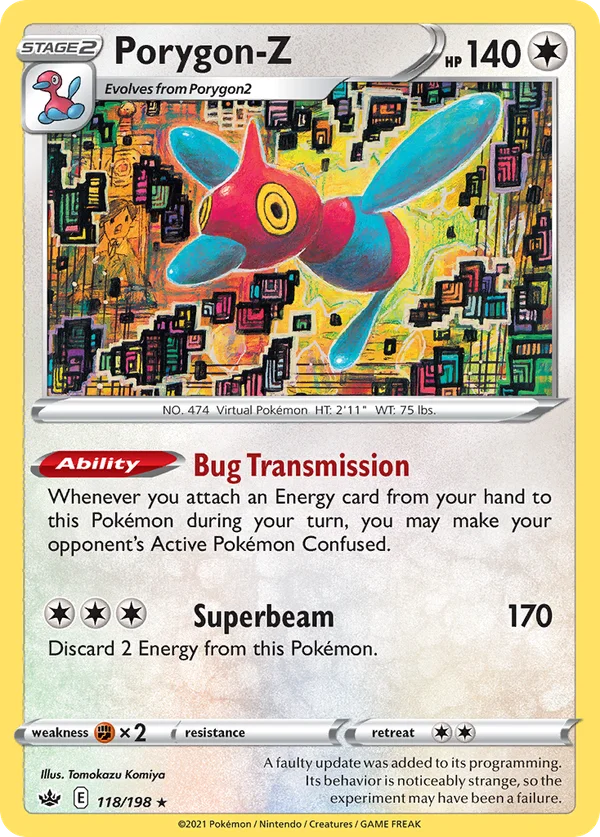 Porygon-Z – 118/198 – Rare Holo – Holo Foil