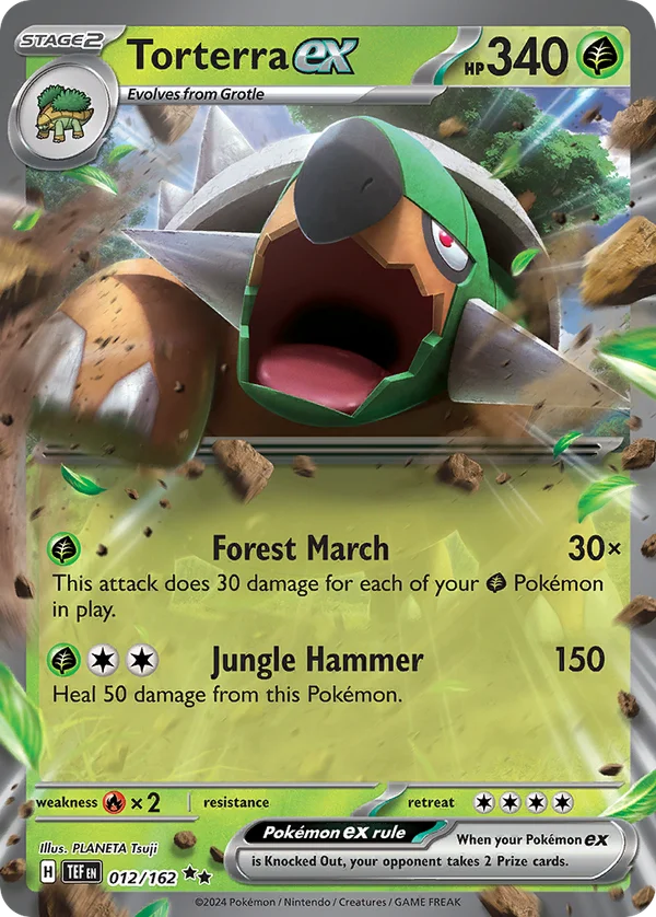 Torterra ex – 012/162 – Double Rare