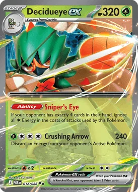 Decidueye ex – 012/088 – Double Rare