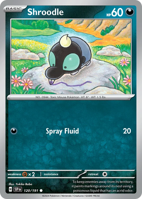 Shroodle – 120/191 – Common – Reverse Holo