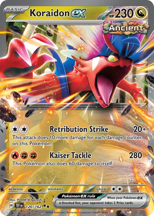 Koraidon ex – 120/162 – Double Rare