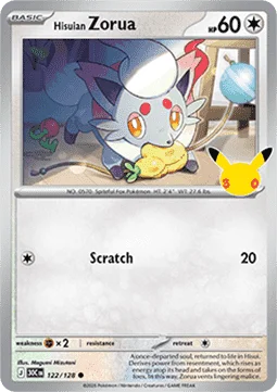 Hisuian Zorua – 122/128 – Common