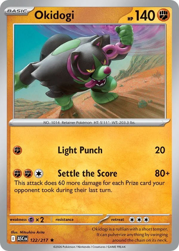 Okidogi – 122/217 – Rare – Holo Foil