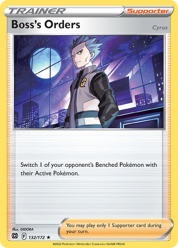 Boss's Orders – 132/172 – Rare Holo – Holo Foil