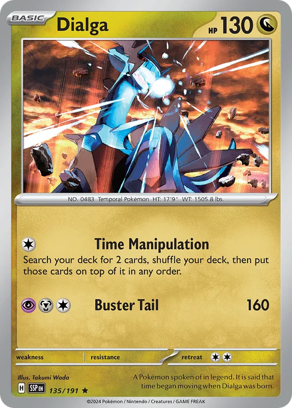 Dialga – 135/191 – Rare – Holo Foil