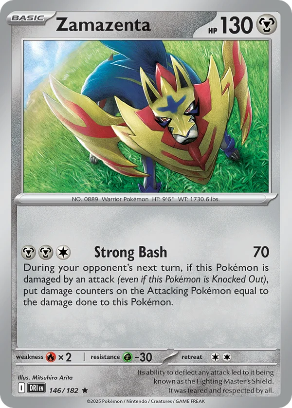 Zamazenta – 146/182 – Rare – Holo Foil