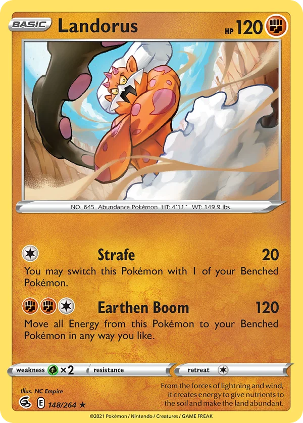 Landorus – 148/264 – Rare Holo – Holo Foil