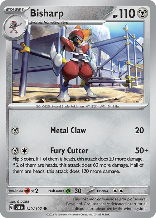Bisharp – 149/197 – Common – Holo Foil