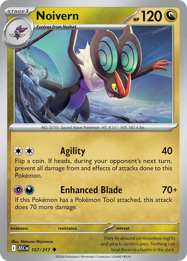Noivern – 157/217 – Uncommon – Reverse Holo