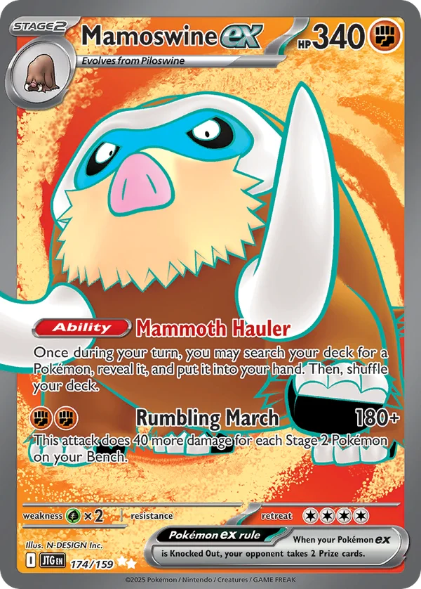 Mamoswine ex – 174/159 – Ultra Rare