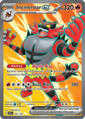 Incineroar ex – 187/162 – Ultra Rare