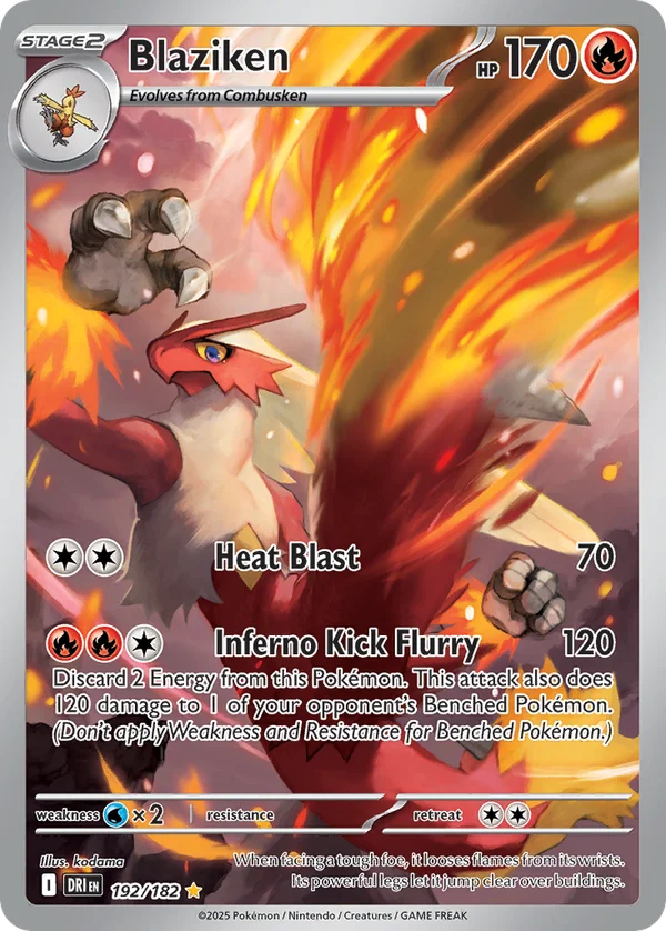 Blaziken – 192/182 – Illustration Rare
