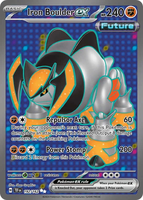 Iron Boulder ex – 192/162 – Ultra Rare