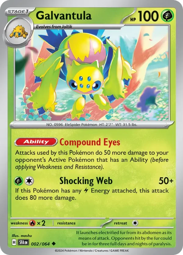 Galvantula – 002/064 – Uncommon – Holo Foil