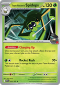 Team Rocket's Spidops – 020/182 – Rare – Holo Foil