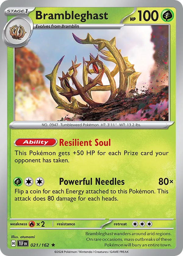 Brambleghast – 021/162 – Rare – Holo Foil