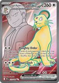 Team Rocket's Persian ex – 219/182 – Ultra Rare