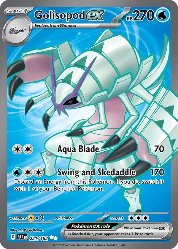 Golisopod ex – 221/182 – Ultra Rare