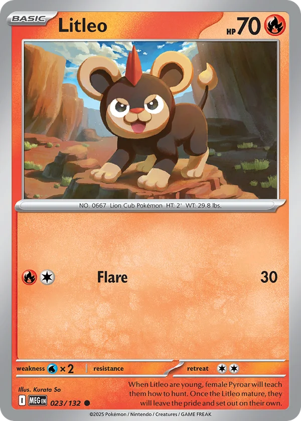 Litleo – 023/132 – Common – Reverse Holo