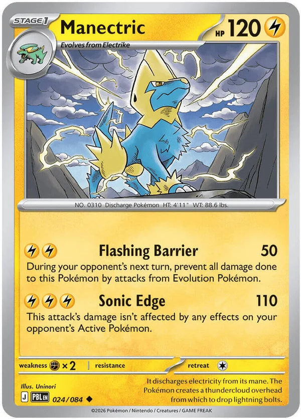 Manectric - 024/084 – 024/084 – Uncommon – Normal