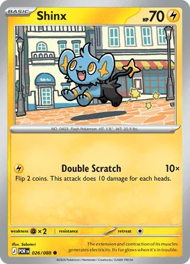 Shinx (Reverse Holo) – 026/088 – Common – Normal
