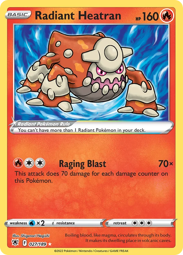 Radiant Heatran – 027/189 – Radiant Rare
