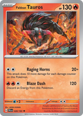 Paldean Tauros – 028/193 – Uncommon – Reverse Holo