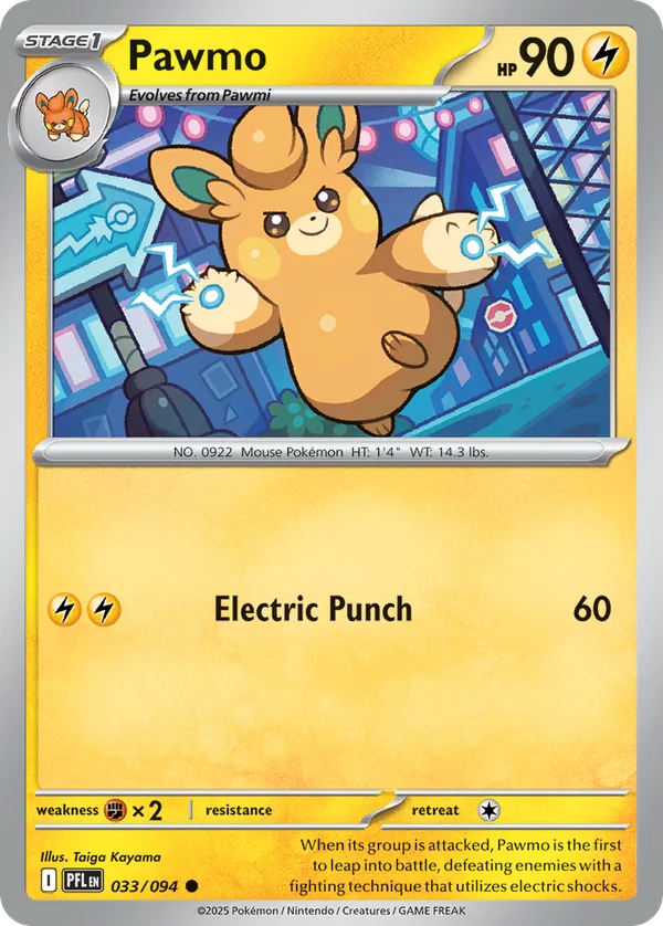 Pawmo – 033/094 – Common – Reverse Holo