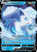 Alolan Vulpix V – 033/195 – Rare Holo V