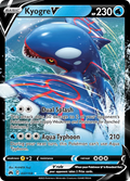 Kyogre V – 037/159 – Rare Holo V