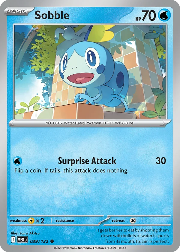 Sobble – 039/132 – Common – Reverse Holo