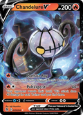 Chandelure V – 039/264 – Rare Holo V
