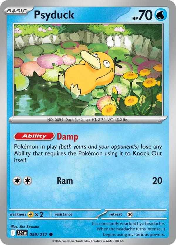 Psyduck – 039/217 – Common – Reverse Holo