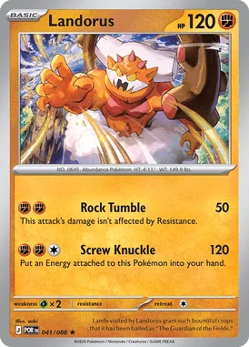Landorus – 041/088 – Rare – Holo Foil