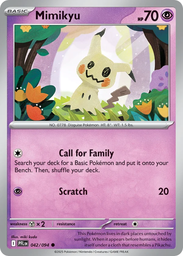 Mimikyu – 042/094 – Common – Reverse Holo