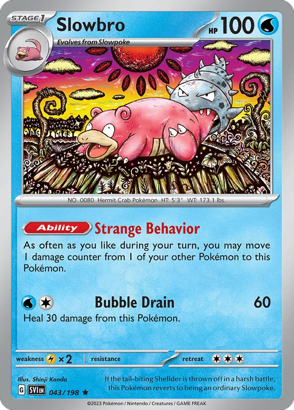 Slowbro – 043/198 – Rare – Holo Foil