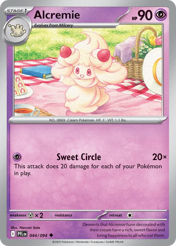 Alcremie – 044/094 – Uncommon – Reverse Holo