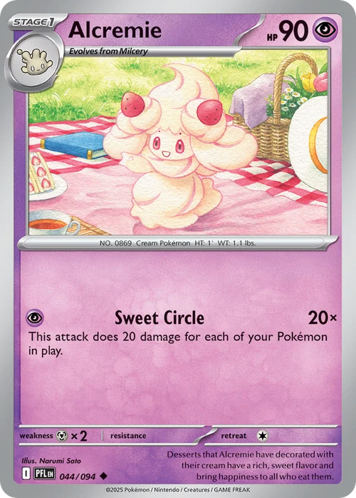 Alcremie – 044/094 – Uncommon – Reverse Holo