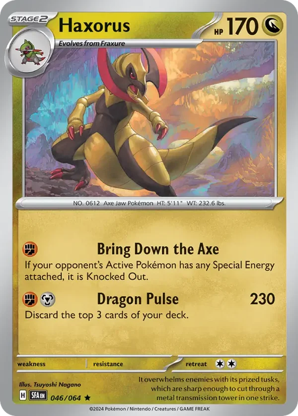 Haxorus – 046/064 – Rare – Holo Foil